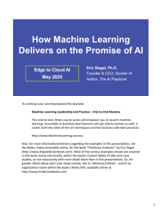 Unlock the True Business Value of Machine Learning