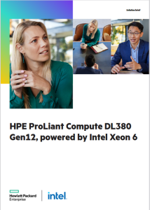 HPE ProLiant Compute DL380 Gen12, powered by Intel Xeon 6